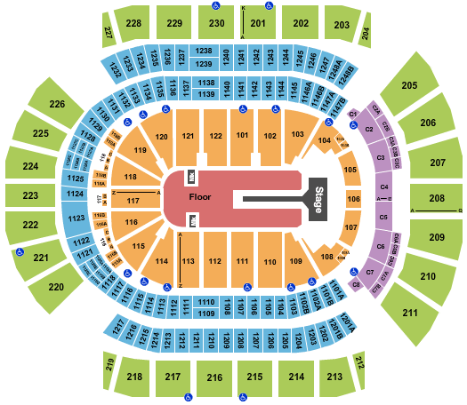 Desert Diamond Arena Florence + The Machine Seating Chart